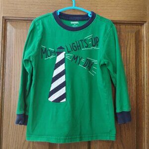 3T Gymboree Toddler Boys Lighthouse Green Long Sleeve Shirt